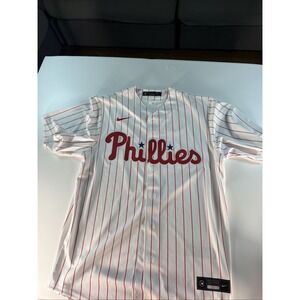 Max Kepler #17 Philadelphia Phillies Nike MLB White Pinstripe Jersey Men M
